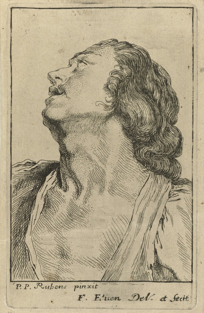 Buste af en ung mand af Francois Eisen