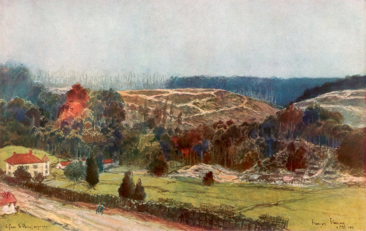 Ovnen i Paris, Frankrig, 1915 1926 af Francois Flameng