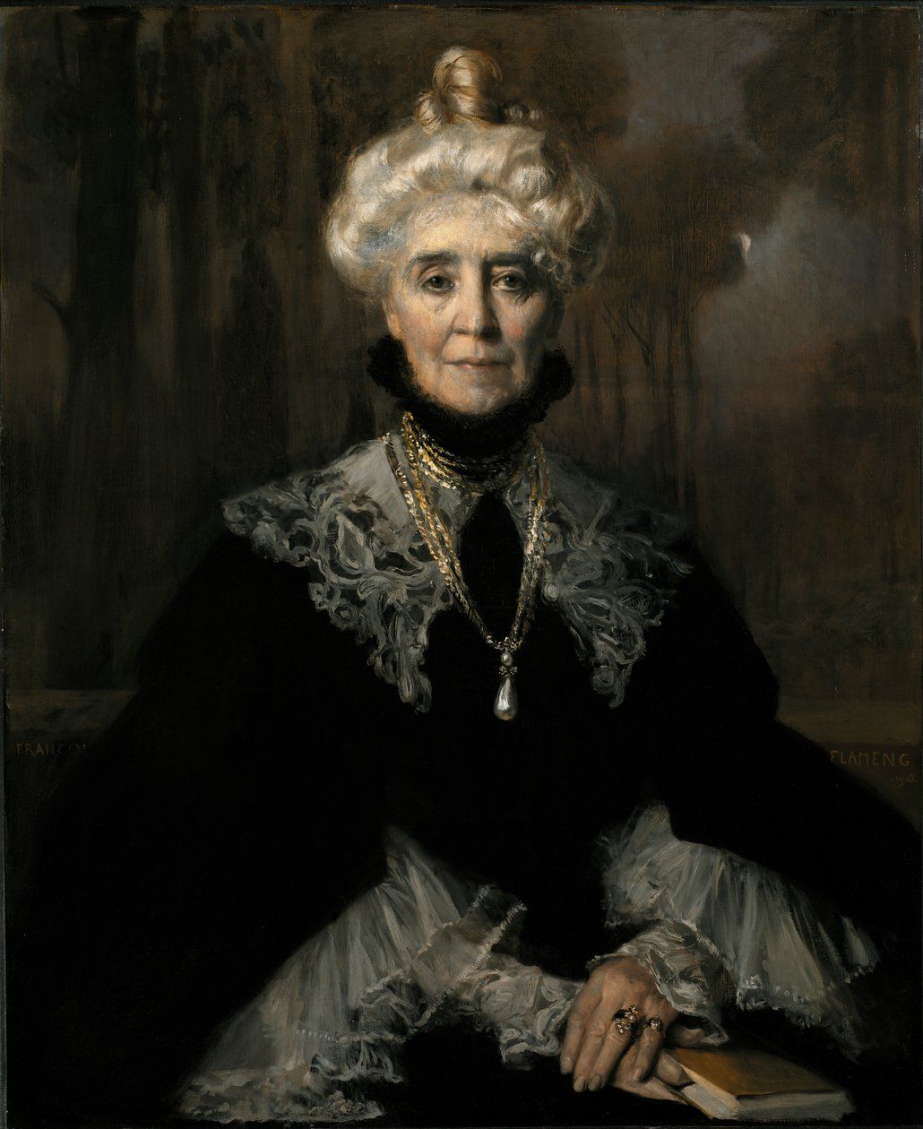 Fru Adeline M. Noble, 1903. af Francois Flameng