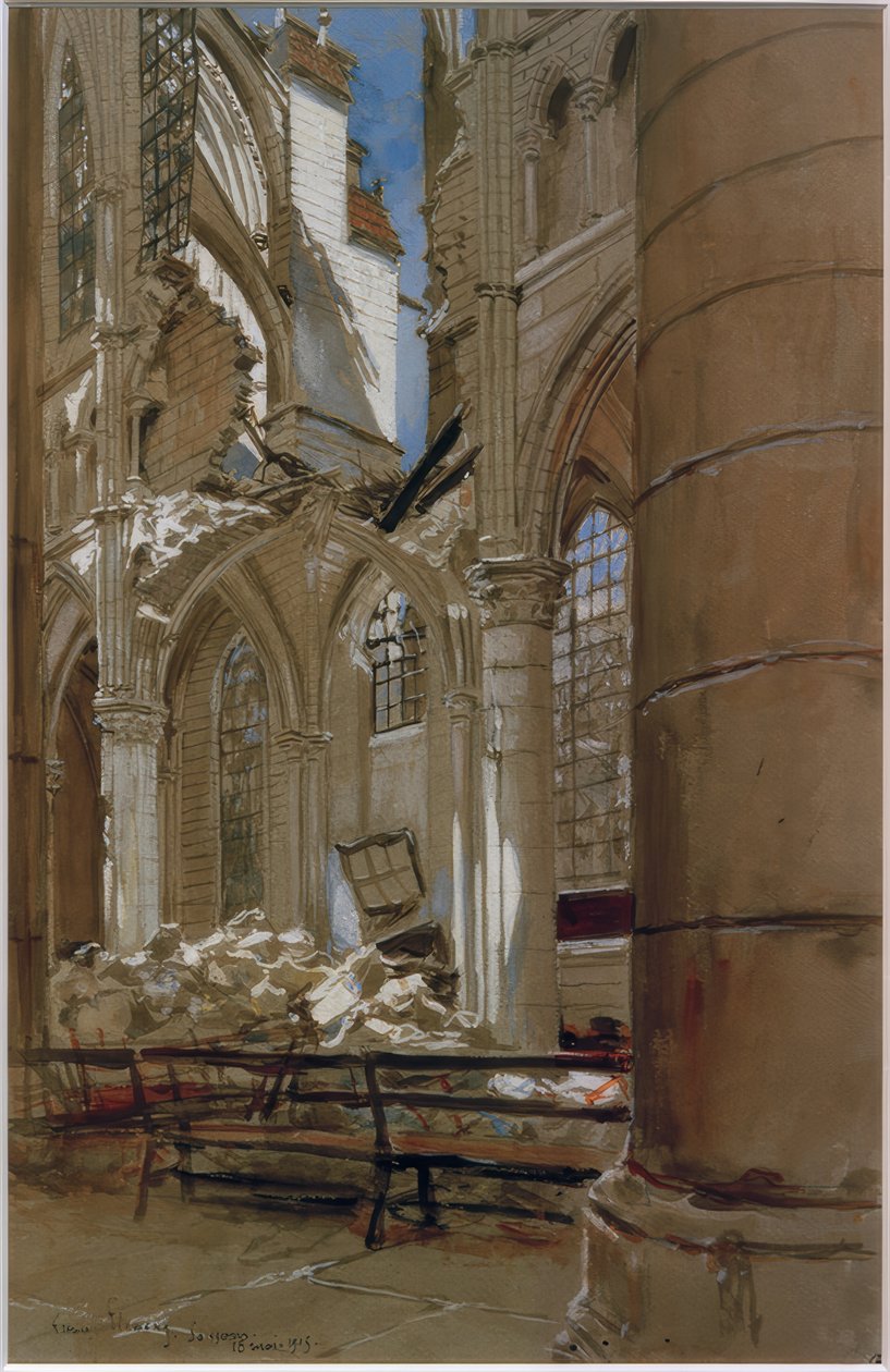 Soissons, 18. maj 1915 af Francois Flameng