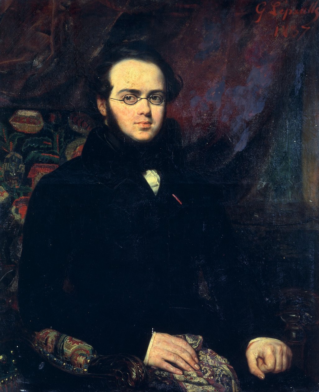 Portræt af Jacques Fromental Elie Levy, kendt som Halevy (Paris af Francois Gabriel Guillaume Lepaulle