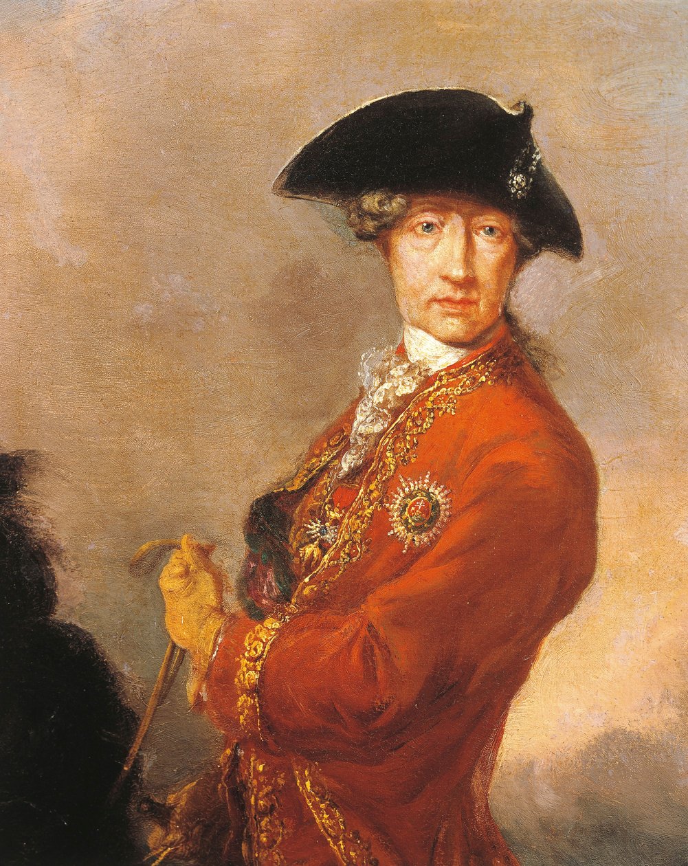 Portræt af Prins Wenzel Anton Furst Kaunitz-Rietberg (olie på lærred) af Francois Giuseppe Casanova