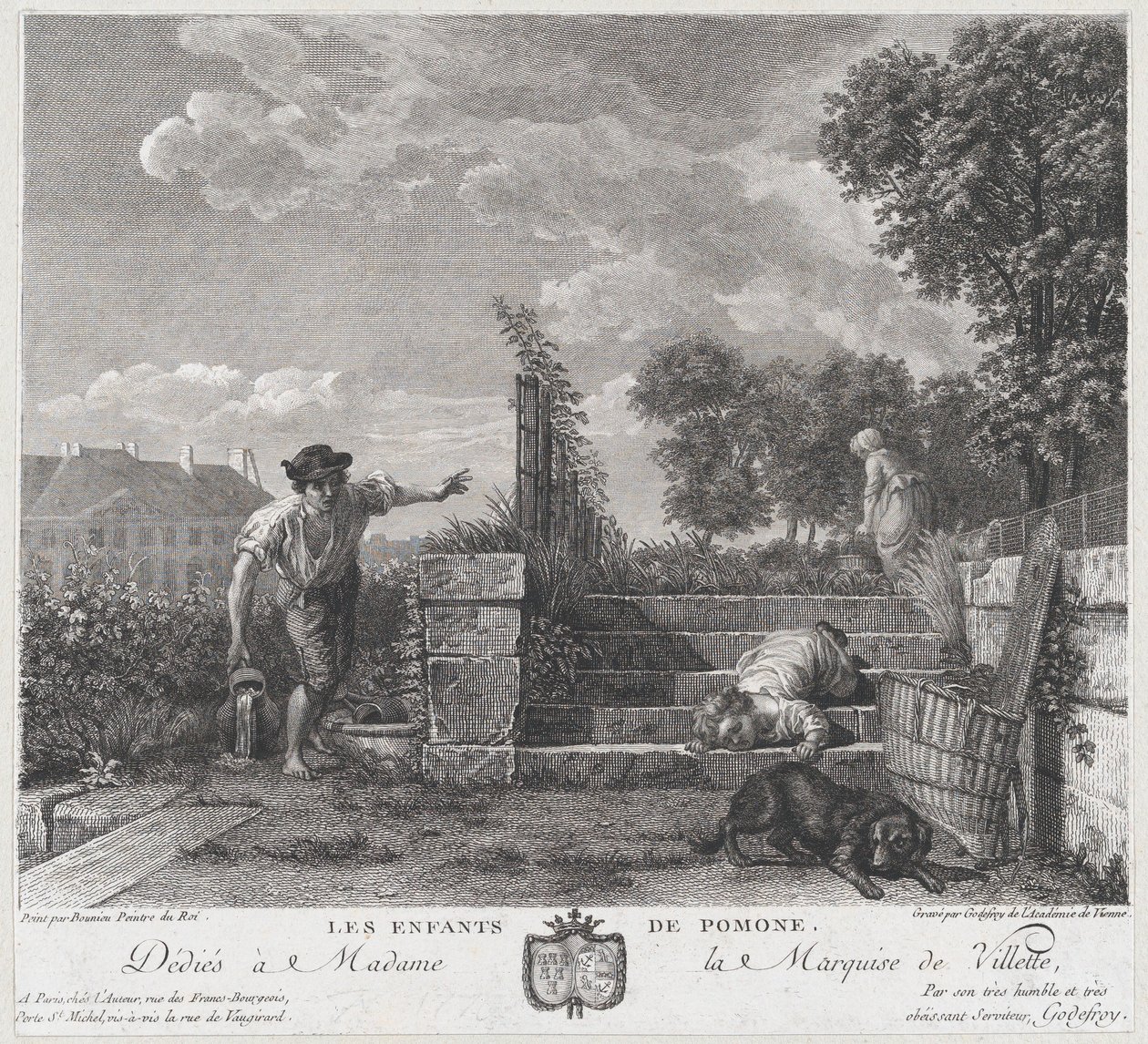 Pomonas børn, 1778. af Francois Godefroy