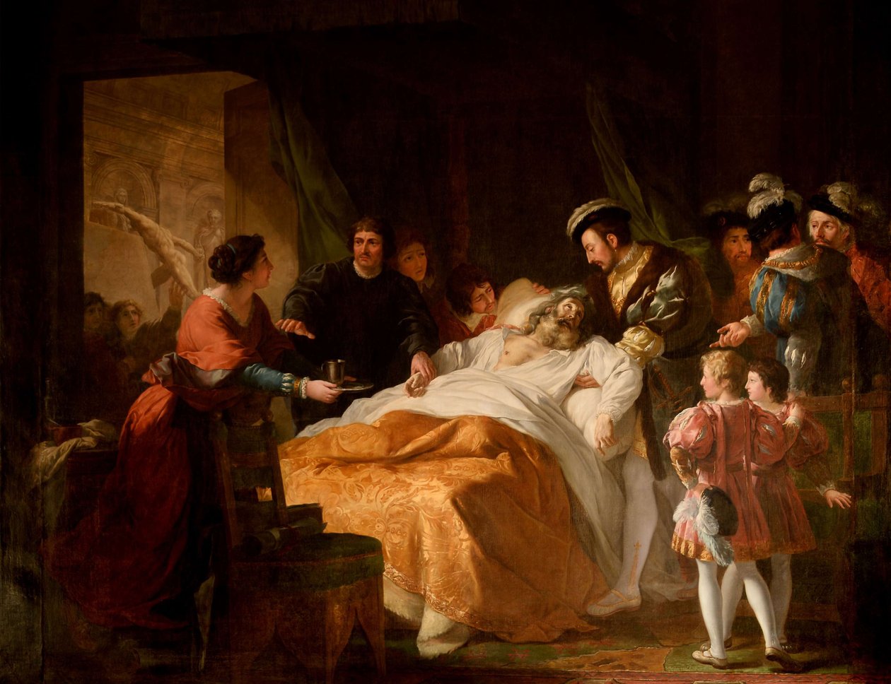 Leonardo da Vincis død i Frans I