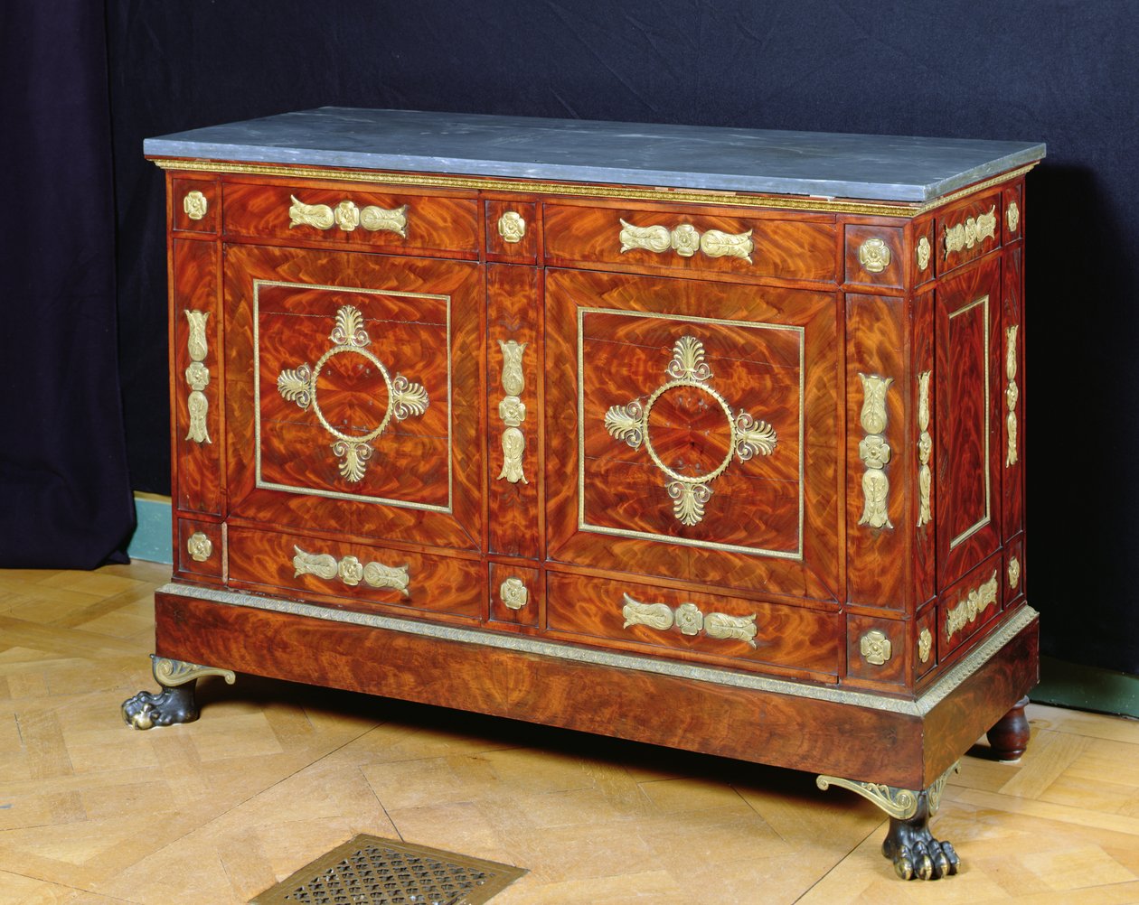 Skænk, ca. 1810 (træ og marmor) af Francois H. G. (attr. to) Jacob Desmalter