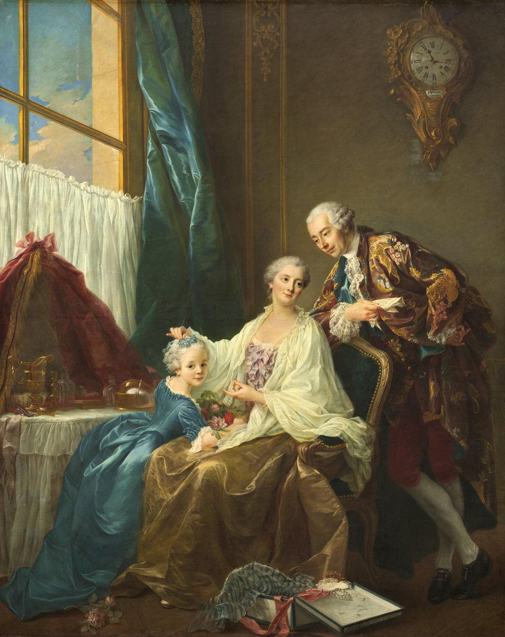 Familieportræt, 1756. af Francois Hubert Drouais