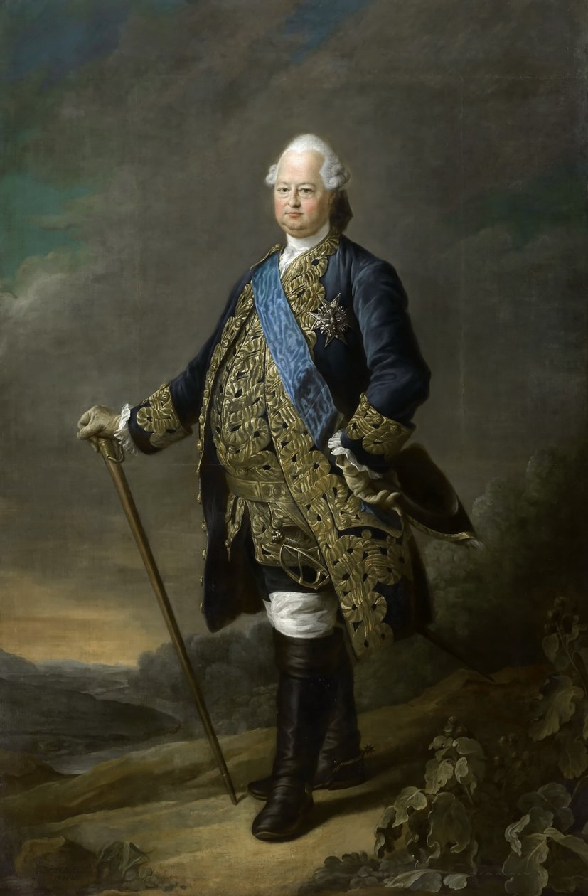 Louis de Bourbon-Condé, greve af Clermont af Francois Hubert Drouais
