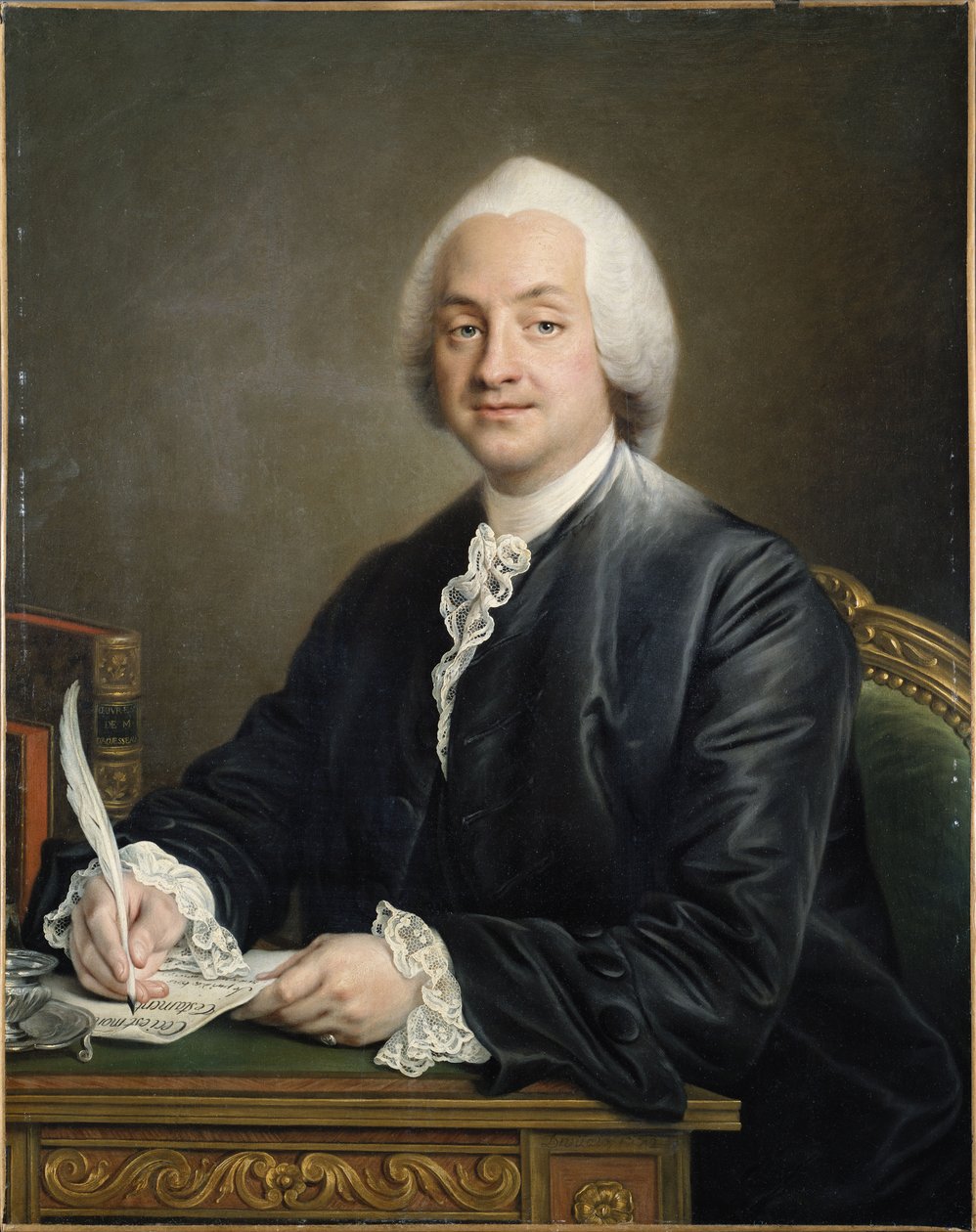 Portræt af Denis Paul Le Pot de la Fontaine. 1772 af Francois Hubert Drouais