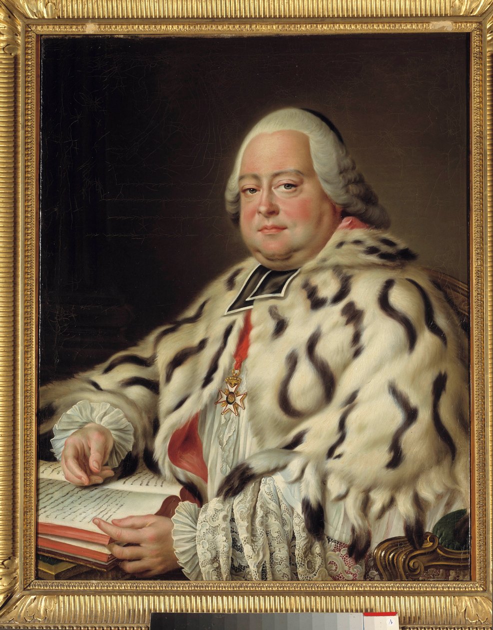 Portræt af Francois Camille de Lorraine, ridder af Malta (1726-1788) Abbe af Saint Victor af Marseille, stordekan for kapitlet i katedralen i Strasbourg Maleri af Francois Hubert Drouais (1727-1775) 1700-tallet. Svag. 0,79 x 0,64 m. Versailles, af Francois Hubert Drouais