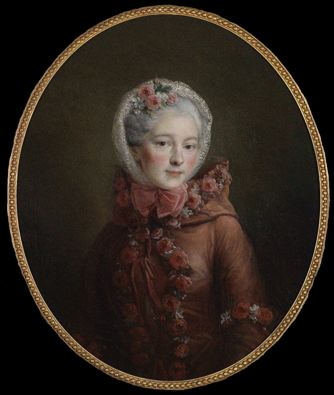Portræt af prinsesse Natalya Petrovna Galitzine 1741-1837, 1760 af Francois Hubert Drouais
