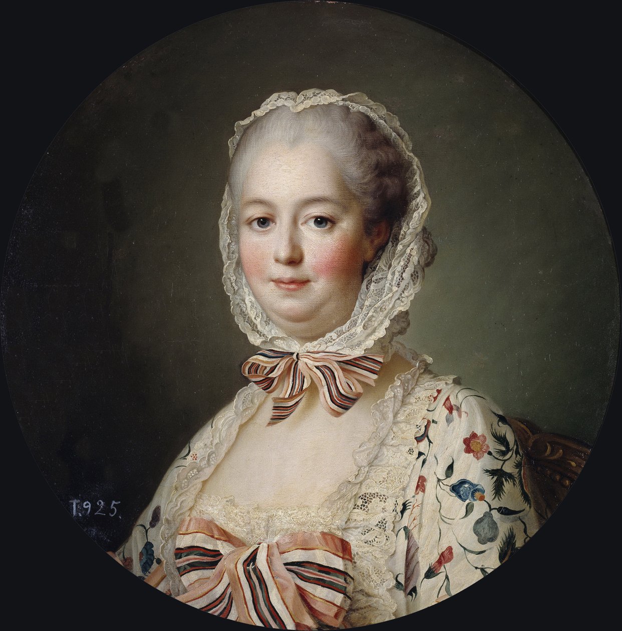 Portræt af Marquise de Pompadour (1721-1764) - Francois Hubert Drouais (1727-1775). olie på lærred af Francois Hubert Drouais