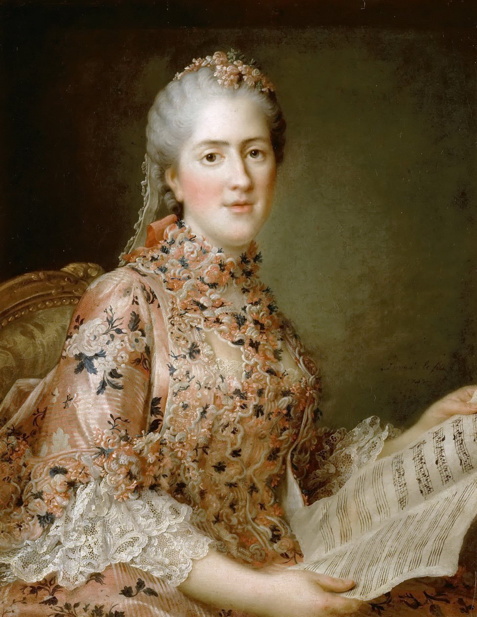 Prinsesse Sophie af Frankrig 1734-1782 af Francois Hubert Drouais