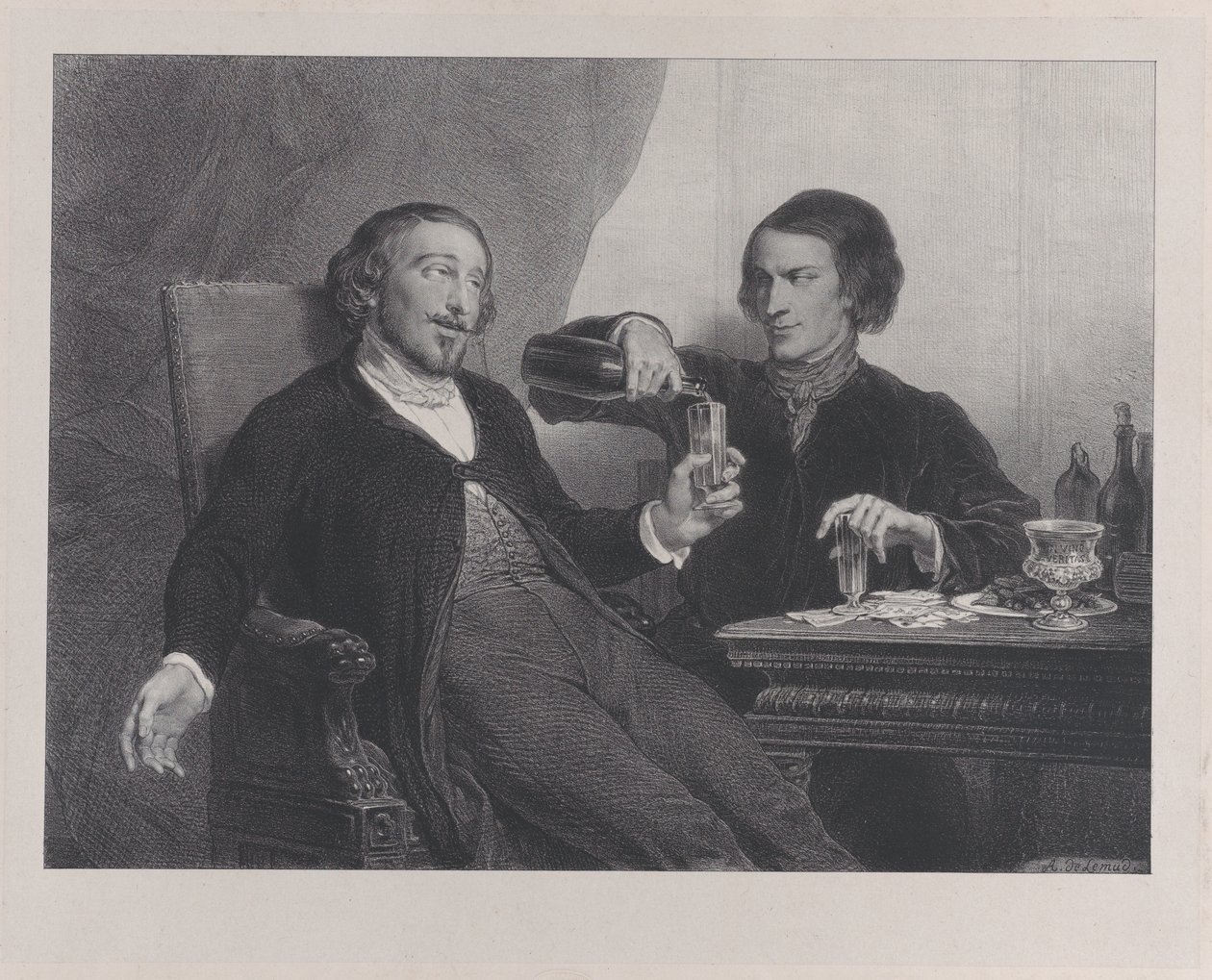 Vinen, 1840. af Francois Joseph Aime de Lemud