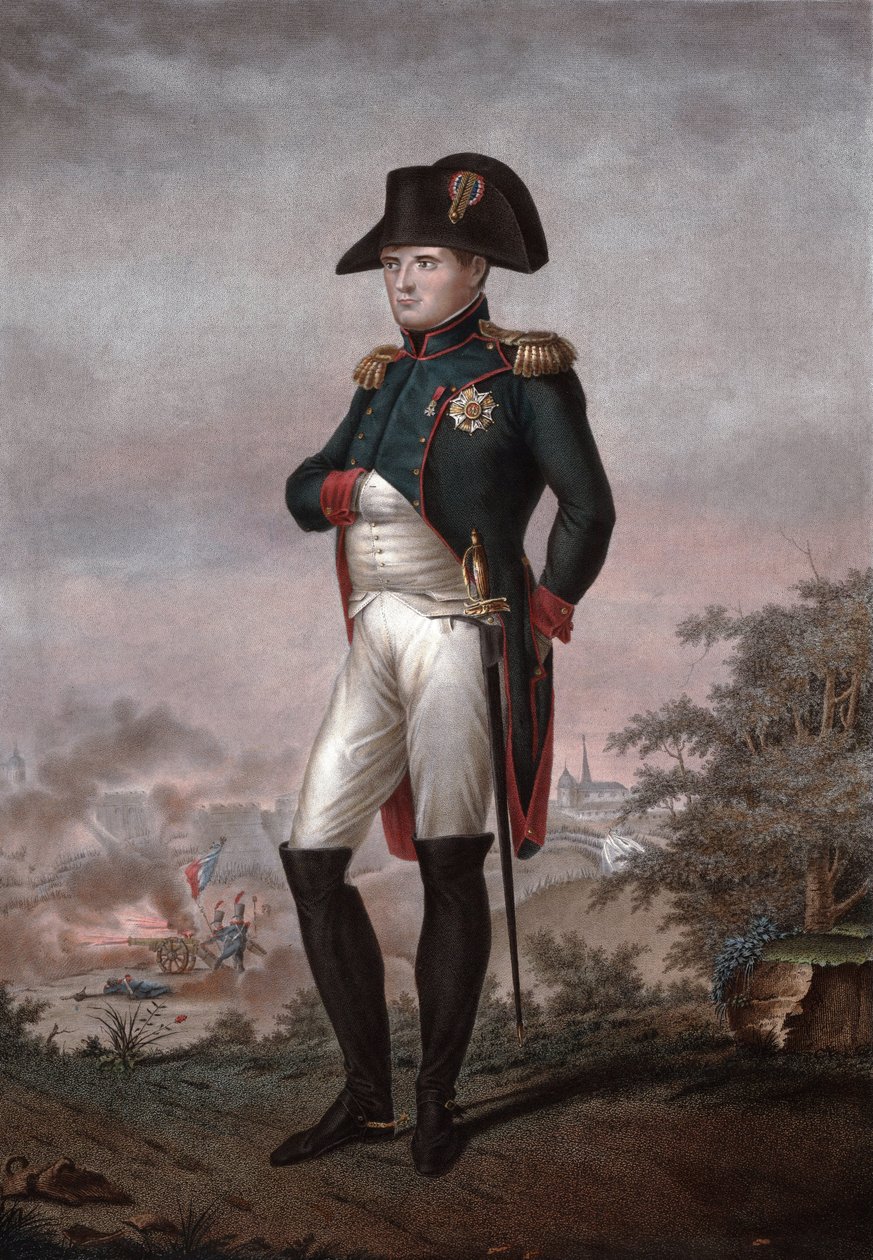 Napoleon 1. storkejser af den franske konge af Italien af Francois Joseph Baron (after) Bosio