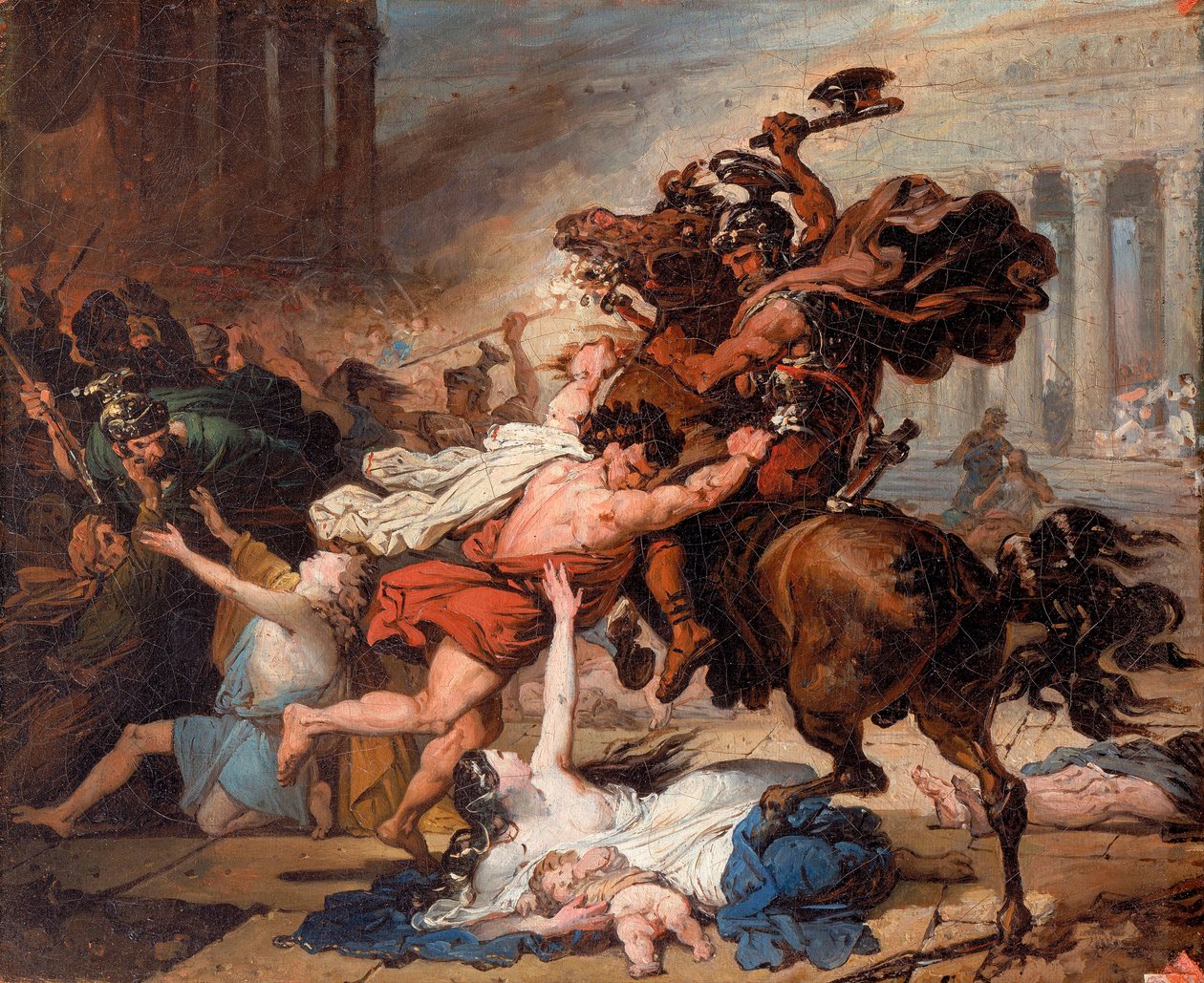 Romernes ødelæggelse af Jerusalem af François Joseph Heim