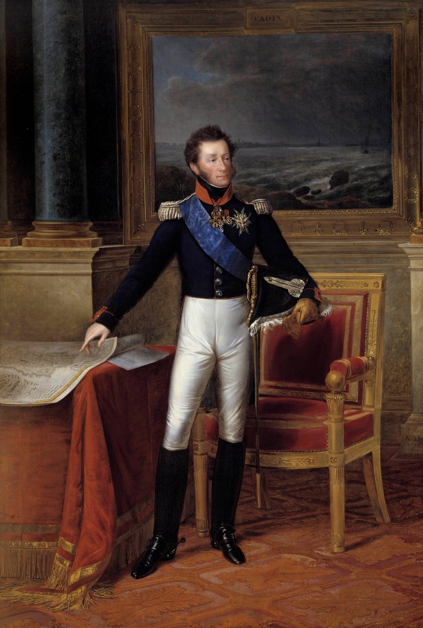Portræt i foden af Louis Antoine d