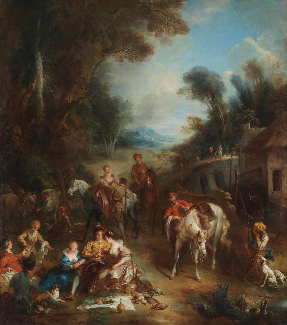 Et jagtselskab af François Lemoyne