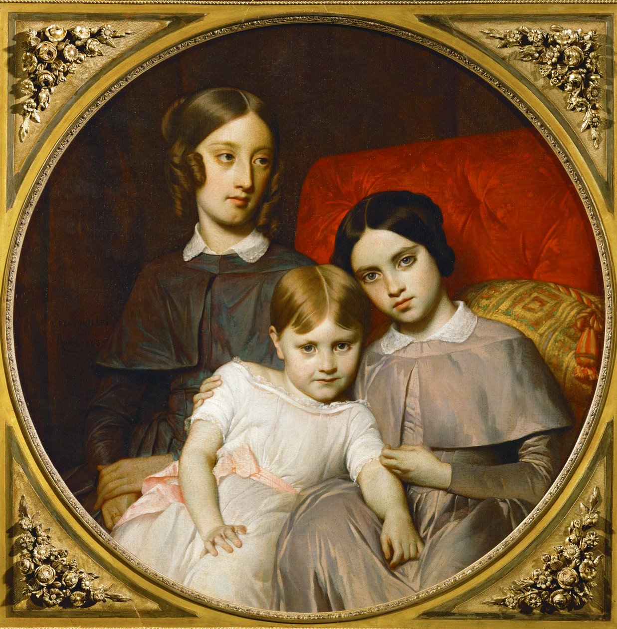 De tre døtre af Alphonse Jacob Desmalter ... af Francois Leon Benouville
