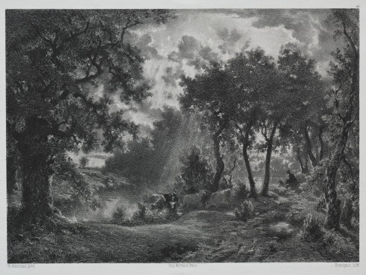 Efter bruseren. af Francois Louis Francais