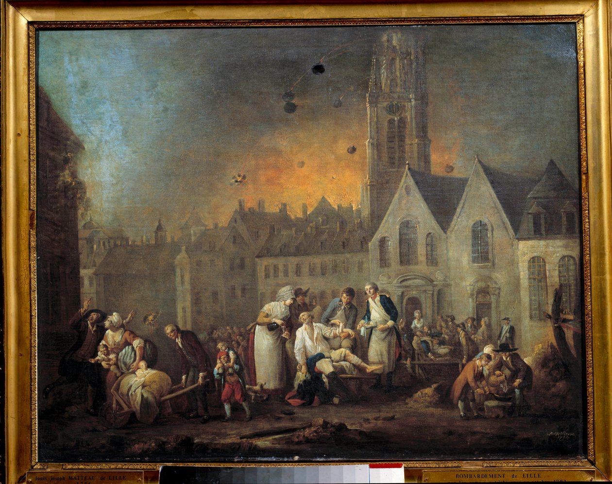 Revolutionskrige: Belejring af Lille af Francois Louis Joseph Watteau