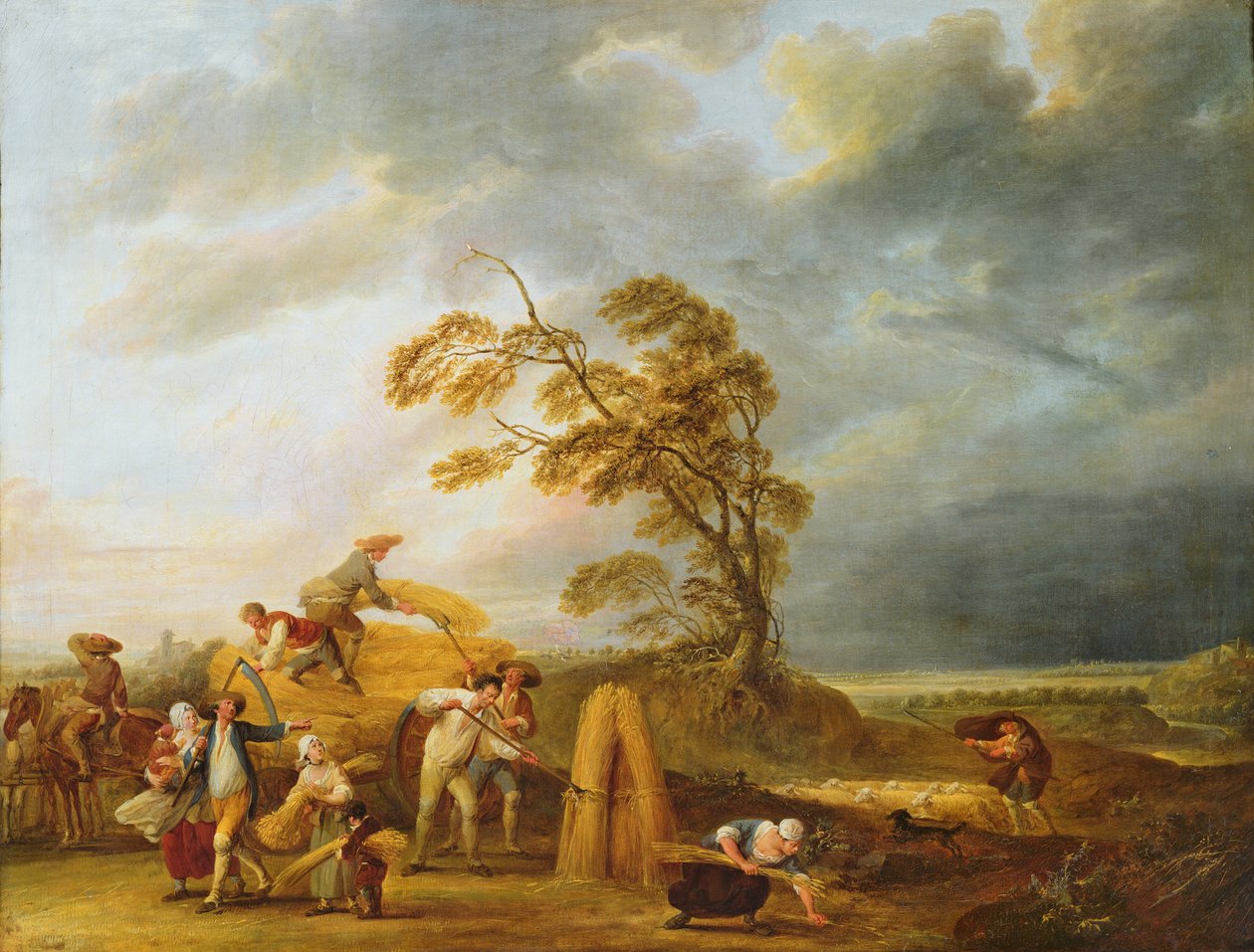 Dagens fire timer: Vesper, 1771 af Francois Louis Joseph Watteau