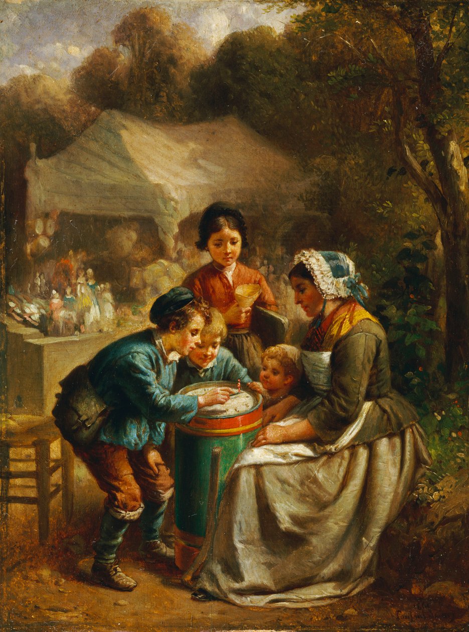 Legetøjssælgeren, 1860 af Francois Louis Lanfant de Metz