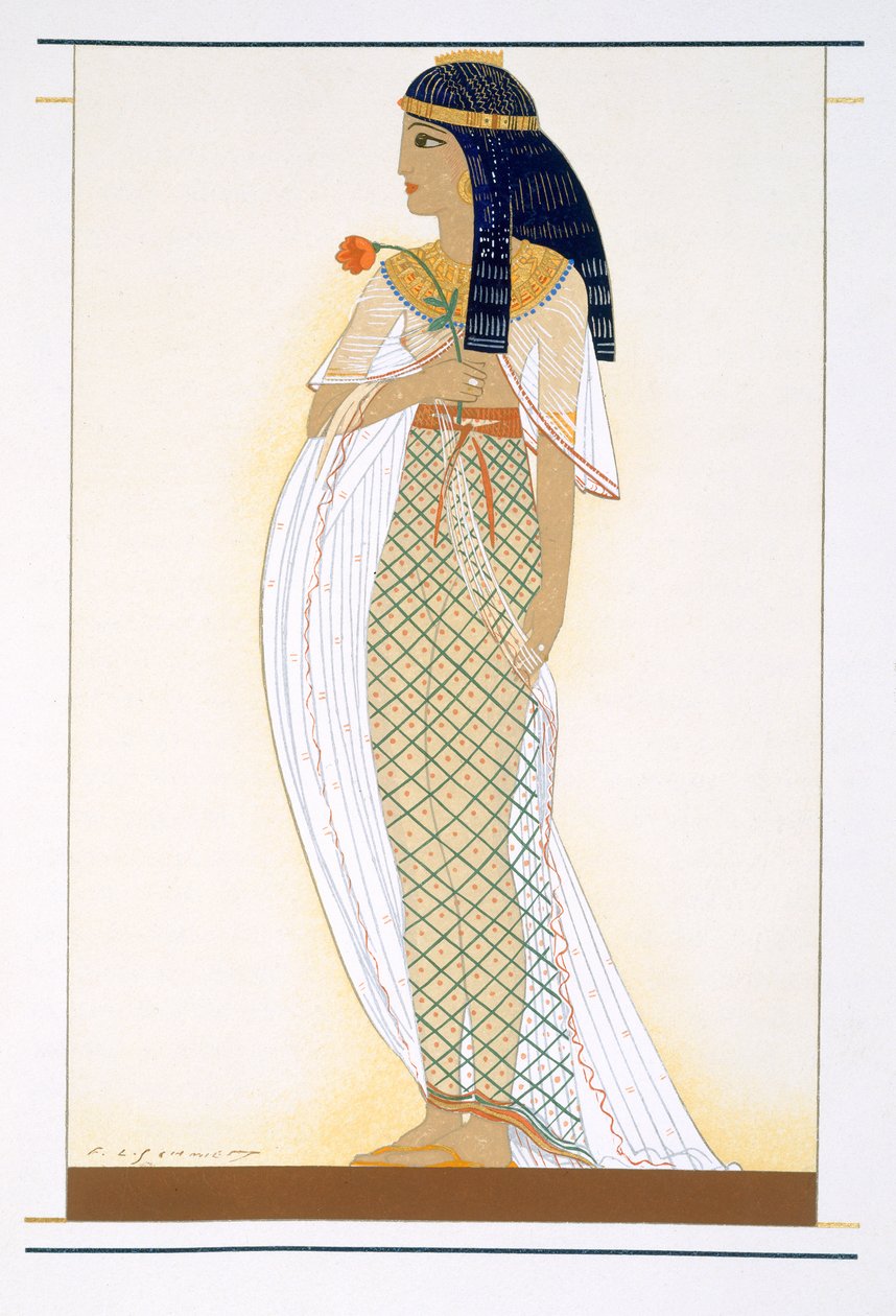 En prinsesse, en illustration fra 