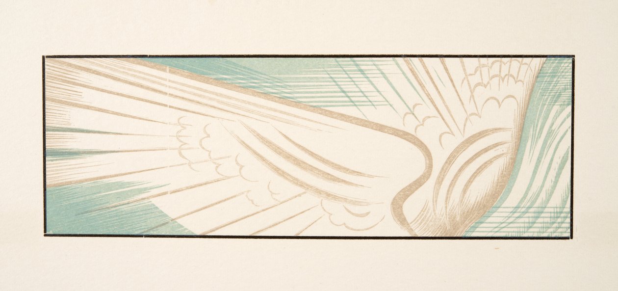 Grafisk illustration fra Prométhée Enchaîné af Aeschylus, pub. 1941 (stenciltryk) af Francois Louis Schmied