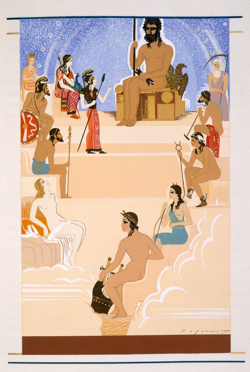The Worship of Zeus, en illustration fra 