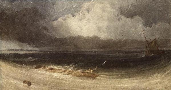 Den skibbrudne sømand af Francois Louis Thomas Francia