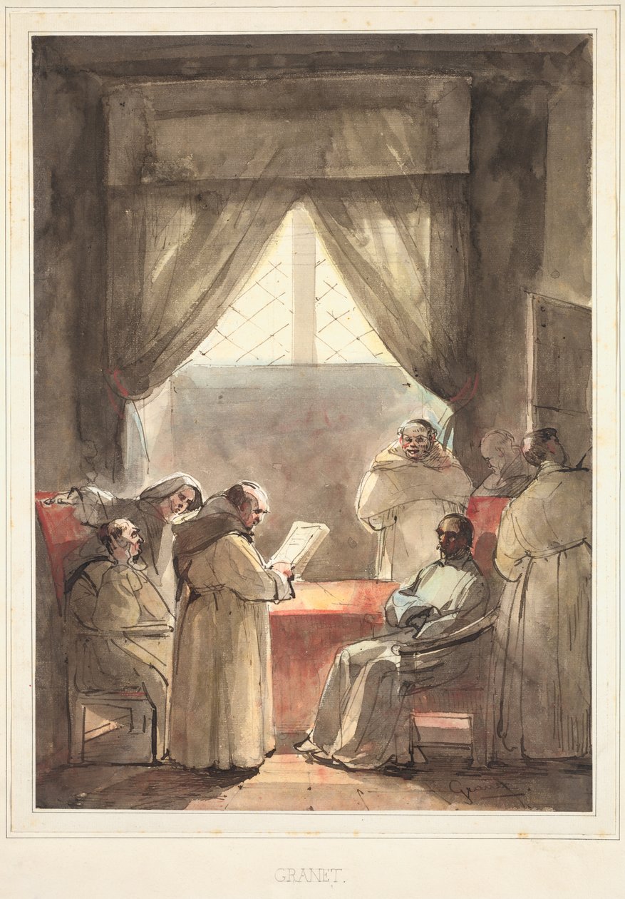 Munkene af Francois Marius Granet