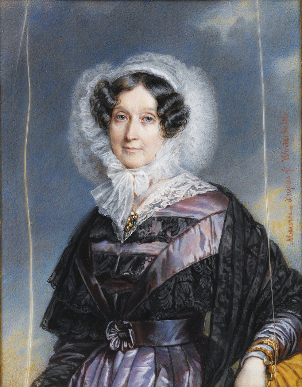 Portræt af Adelaide dOrléans 1777-1847 af Francois Meuret