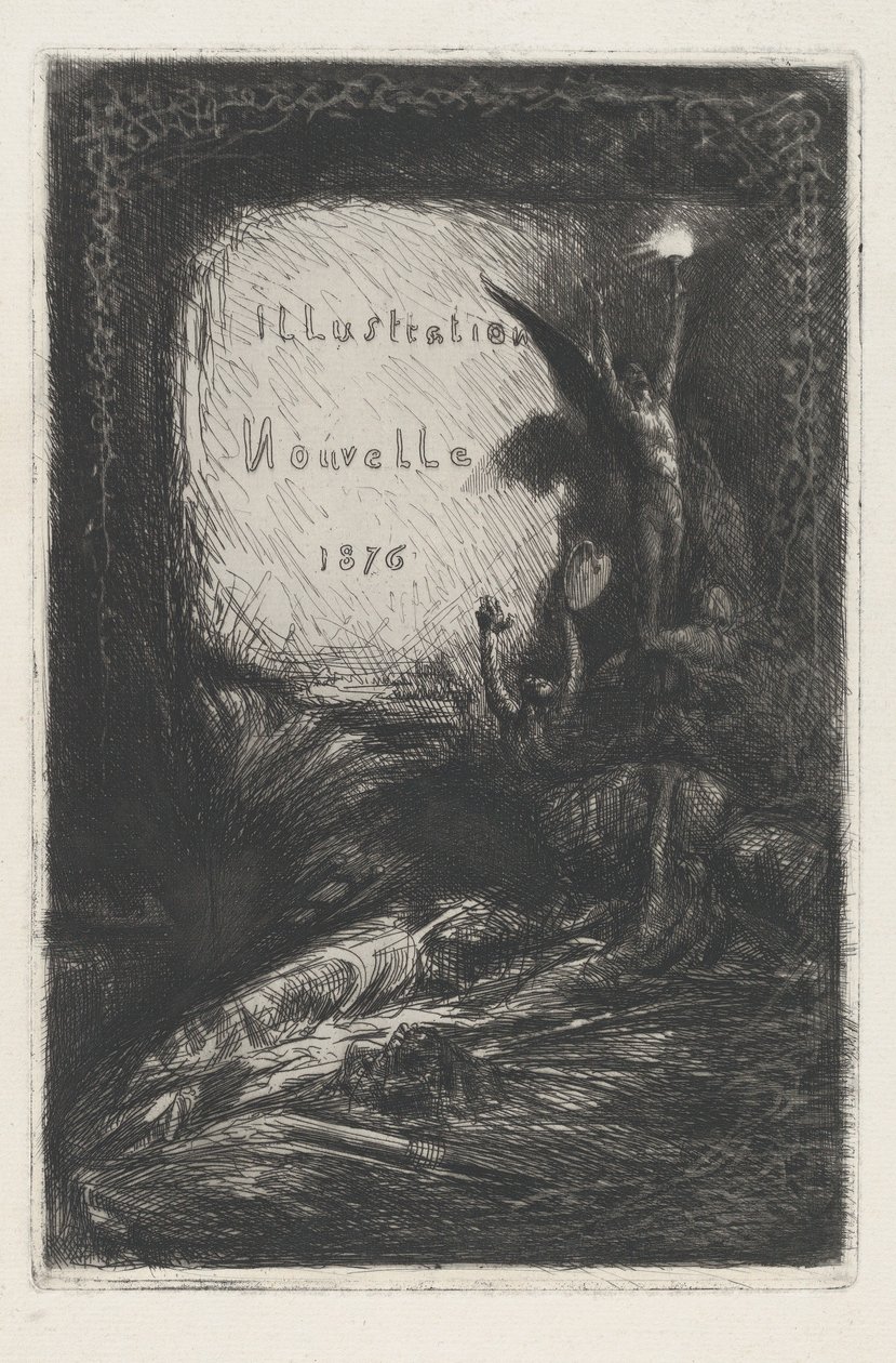 Nouvelle Illustration, 1876. af Francois Nicolas Chifflart