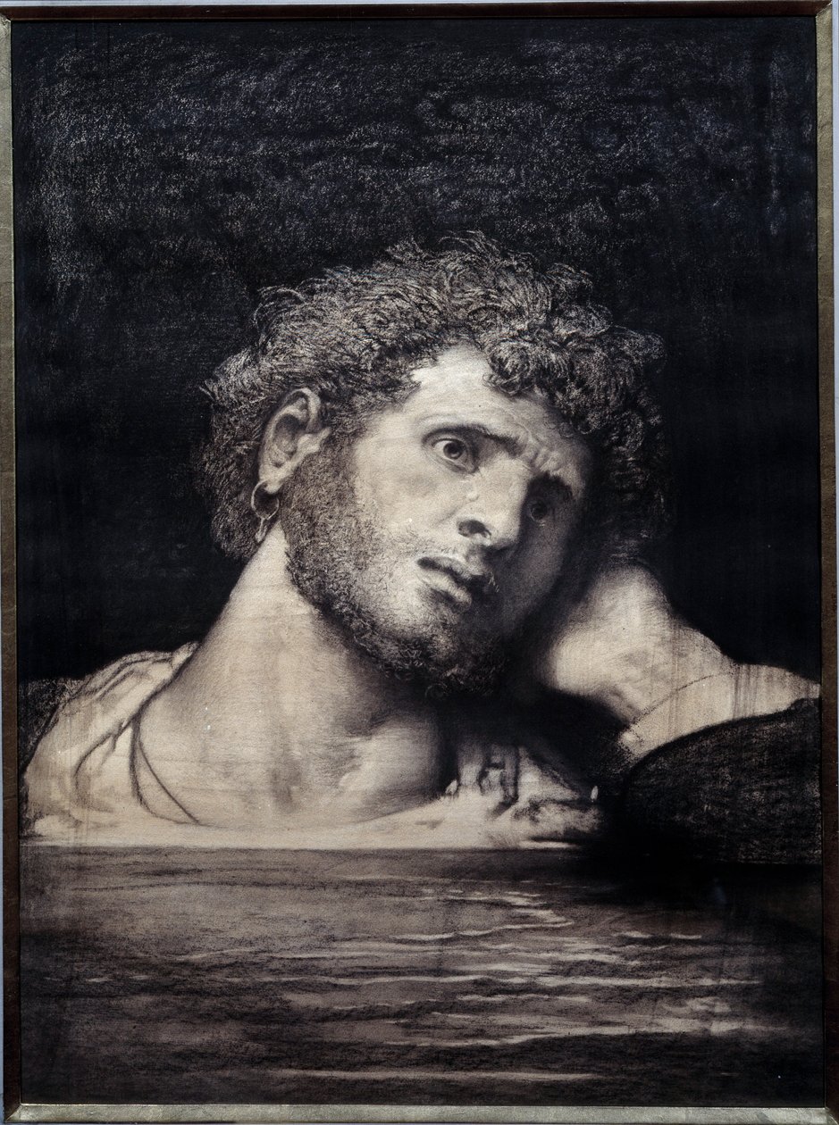 Plade, der illustrerer romanen "The Workers of the Sea" "af Victor Hugo (1802-1885): tegning af Francois Nicolas Chifflart (1825-1901) 1882 Paris, Maison Victor Hugo af Francois Nicolas Chifflart