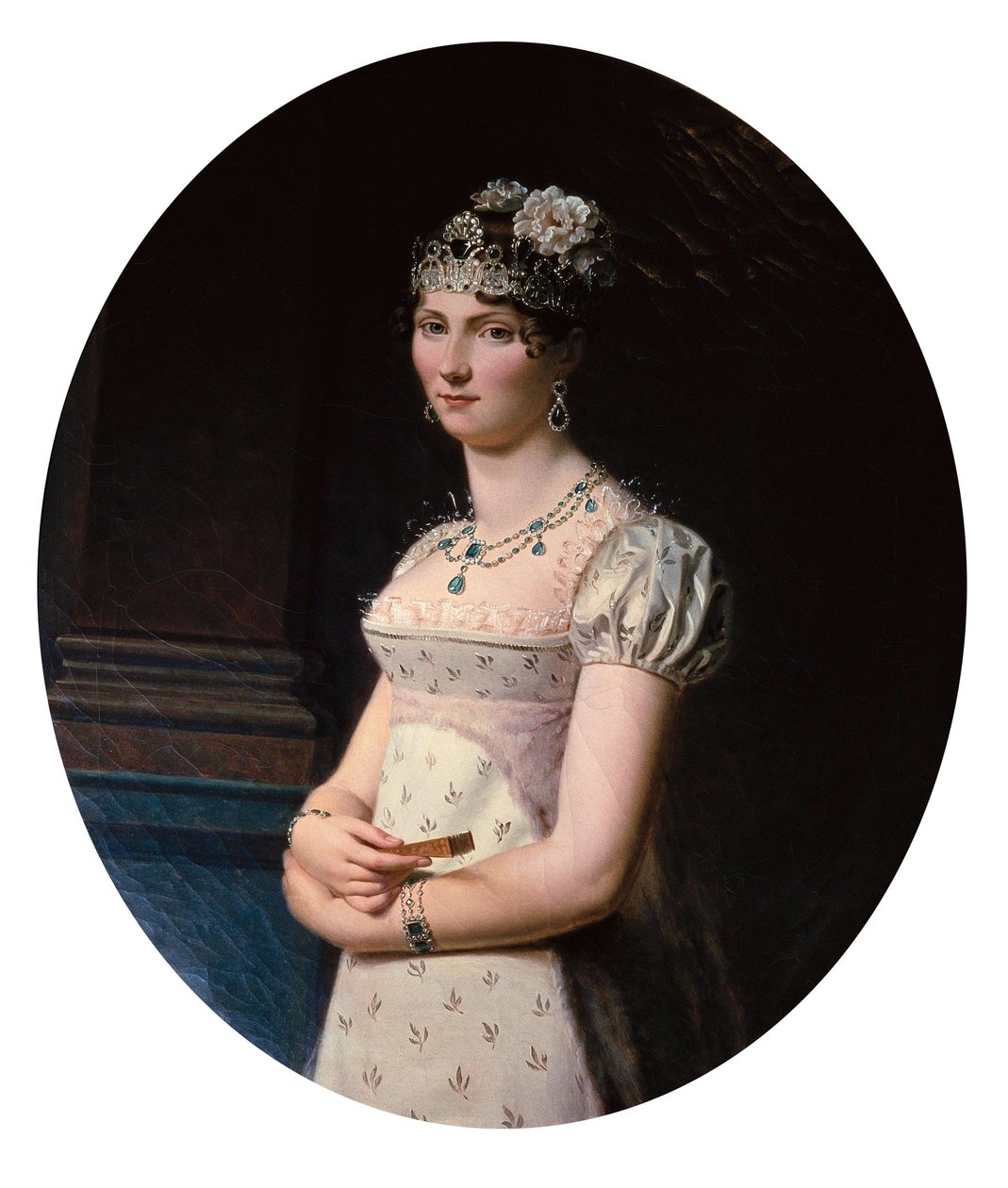 Portræt af Stephanie de Beauharnais af Francois Pascal Simon (after) Gerard