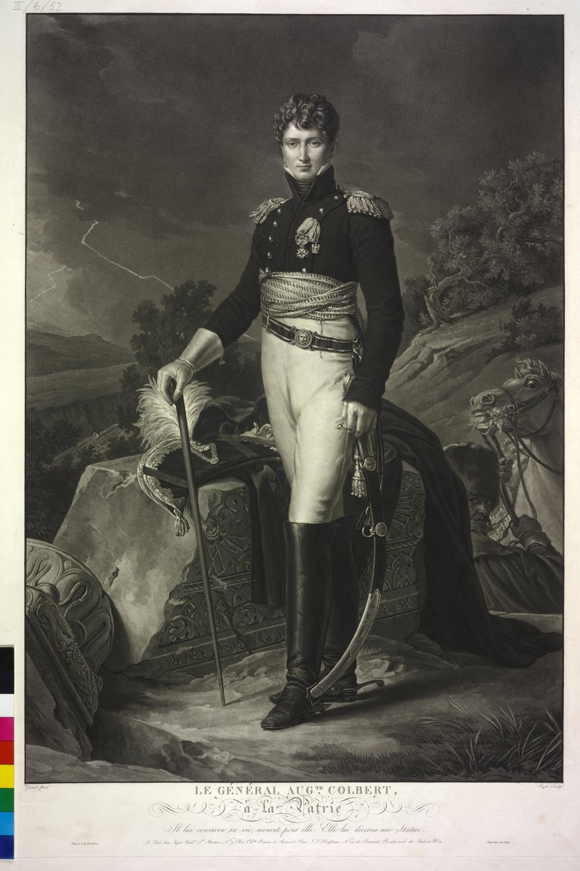Baron de Chabanais Colbert (akvatinte) af Francois Pascal Simon Baron Gerard