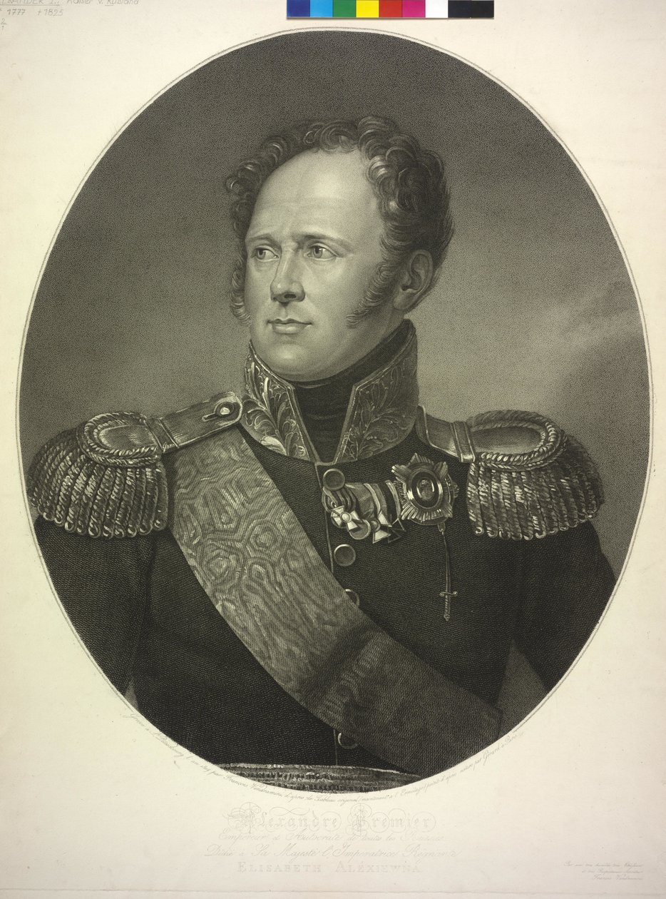 Kejser af Rusland Alexander I af Francois Pascal Simon Baron Gerard