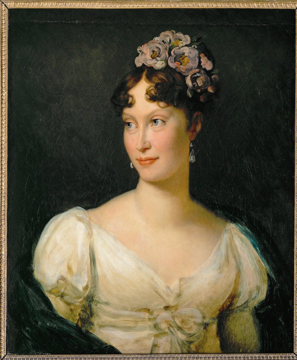 Kejserinde Marie-Louise, Napoleon 1.s anden hustru, datter af kejser Franz 1. af Østrig ... af Francois Pascal Simon Baron Gerard