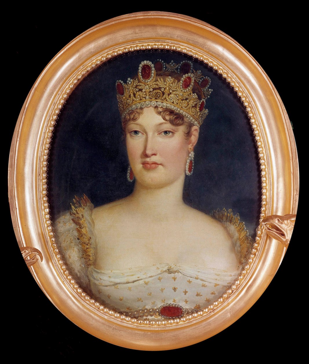 Medaljonportræt af impress Marie-Louise (Marie Louise af Habsburg Lorraine af Baron François Pascal Simon Gérard