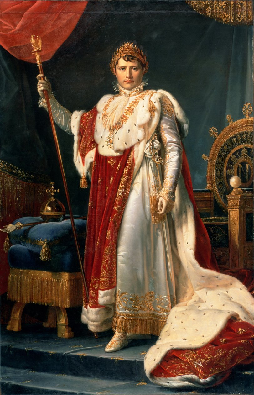 Napoleon Bonaparte (1769-1821) (olie på lærred) af Baron François Pascal Simon Gérard