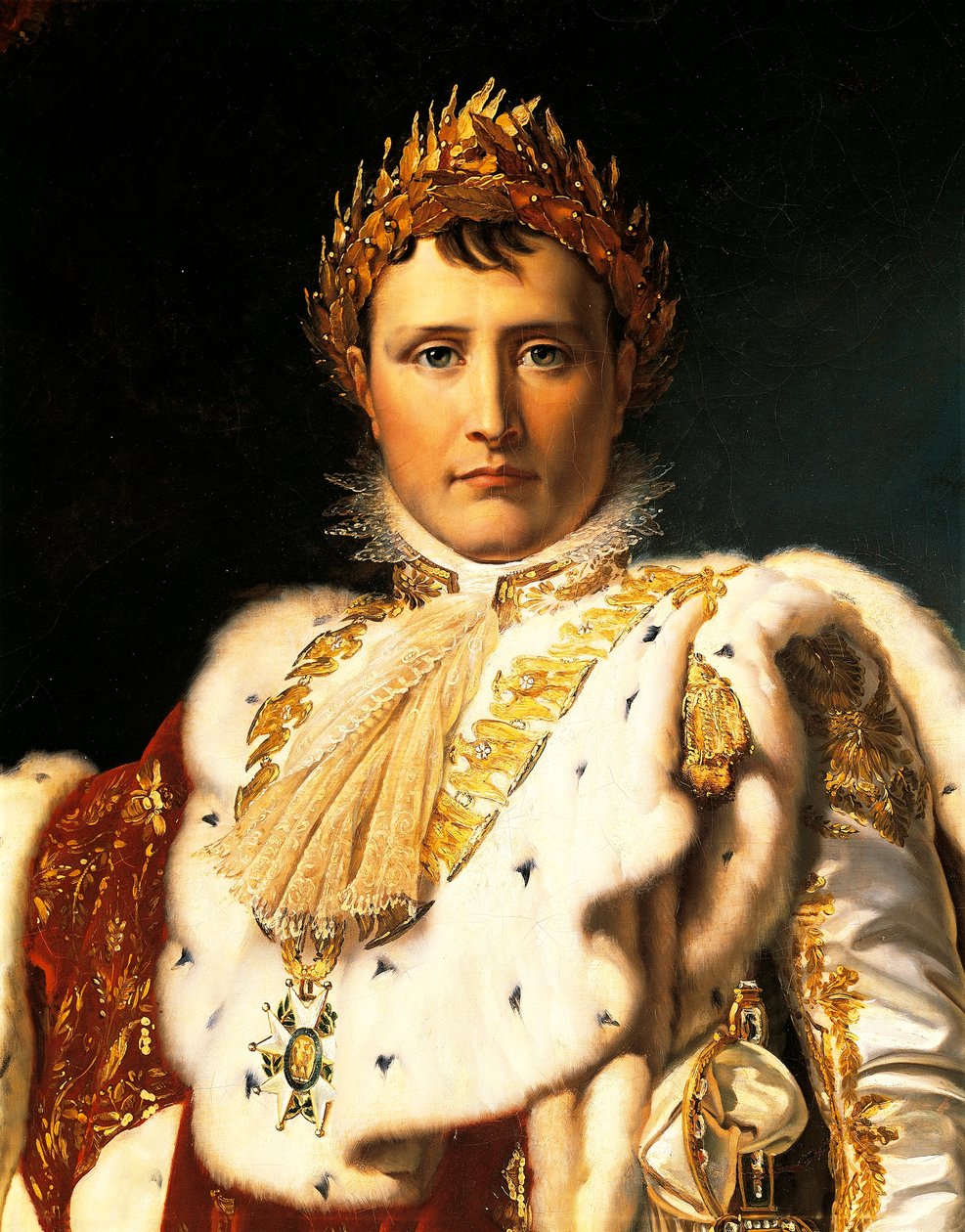 Napoleon Bonaparte i kejserens klæder af Francois Baron Gerard (1770-1837) ca 1805 af Baron François Pascal Simon Gérard