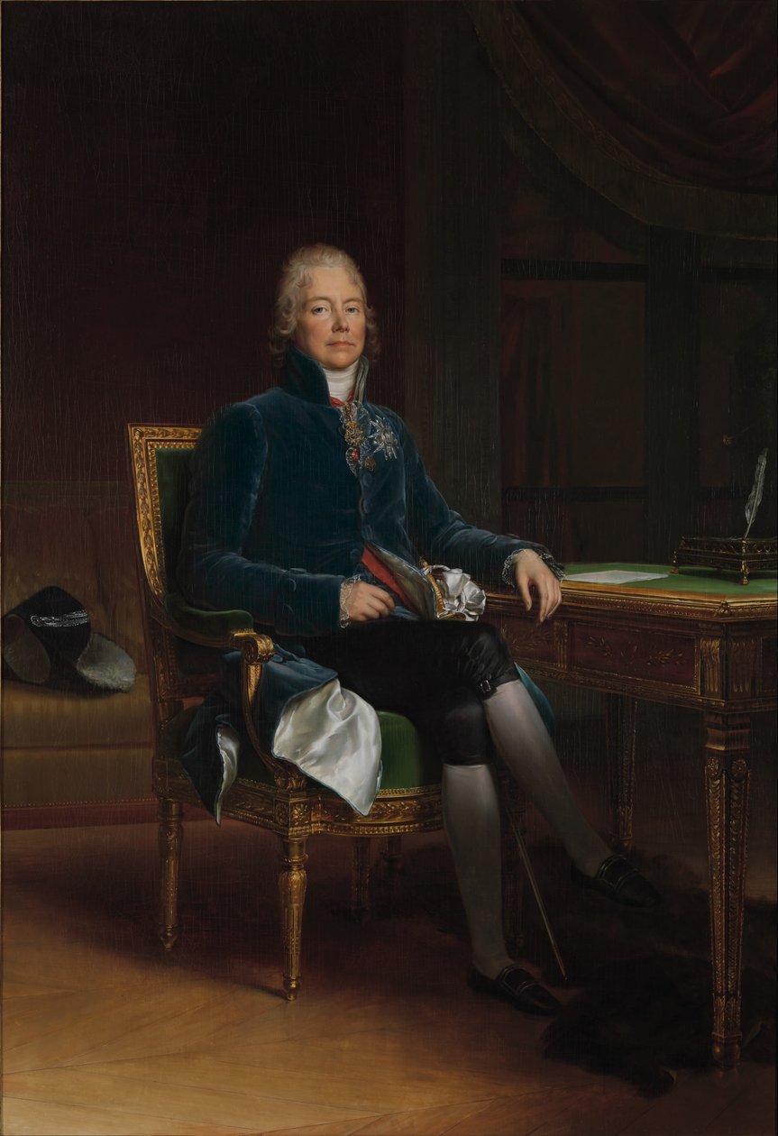 Portræt af Charles-Maurice de Talleyrand-Perigord af Baron François Pascal Simon Gérard