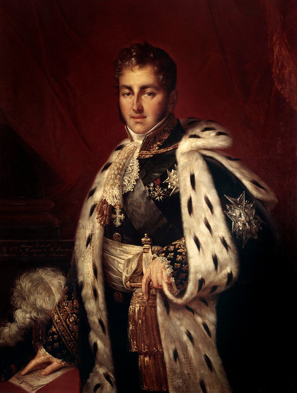 Portræt af Jules de Polignac af Baron François Pascal Simon Gérard