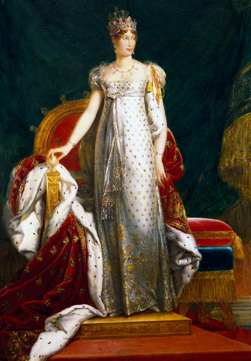 Portræt af Marie Louise, kejserinde af Frankrig, af Baron Francois Gerard, maleri af Baron François Pascal Simon Gérard