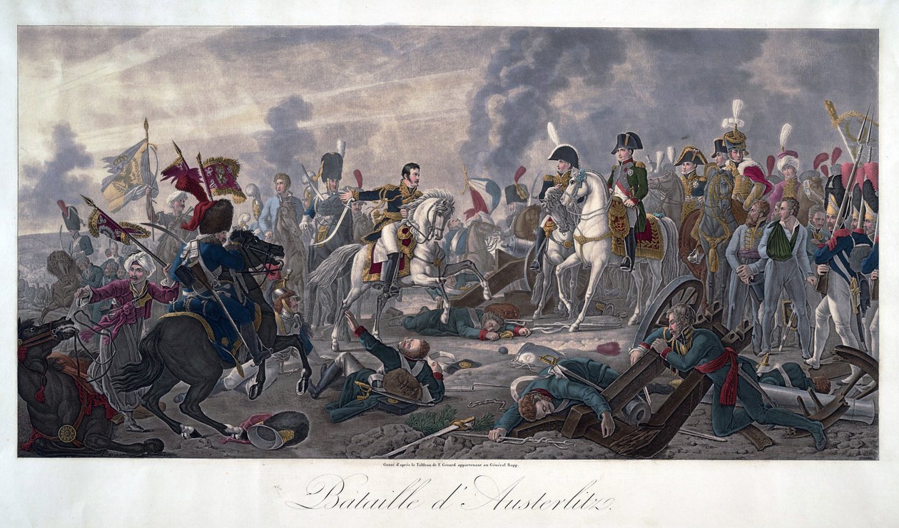 Slaget ved Austerlitz den 2. december af Baron François Pascal Simon Gérard
