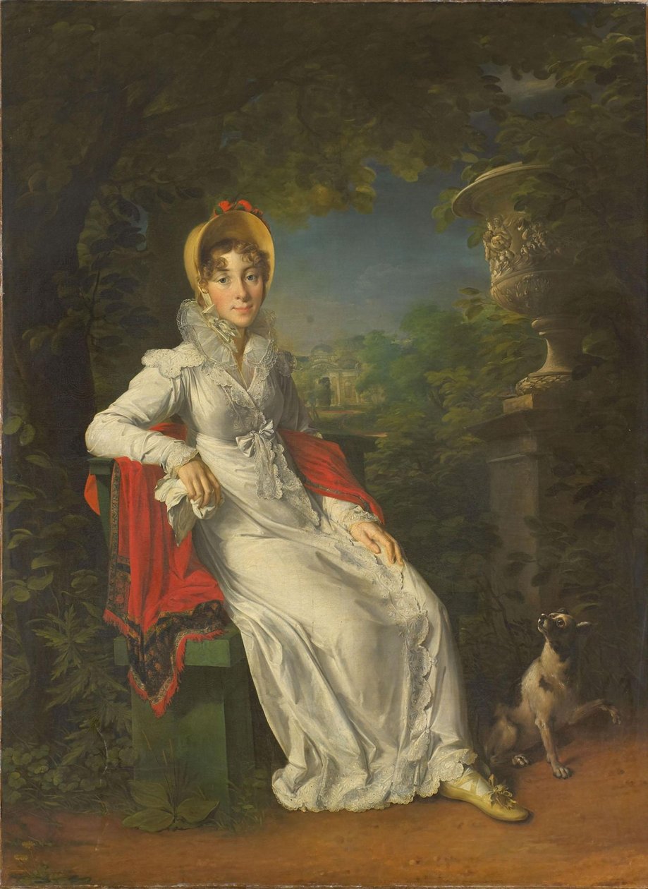 Caroline Bonaparte 1782-1839, dronning af Napoli og Sicilien, i Bois de Boulogne, 1820-1830 af Francois Pascal Simon Gerard