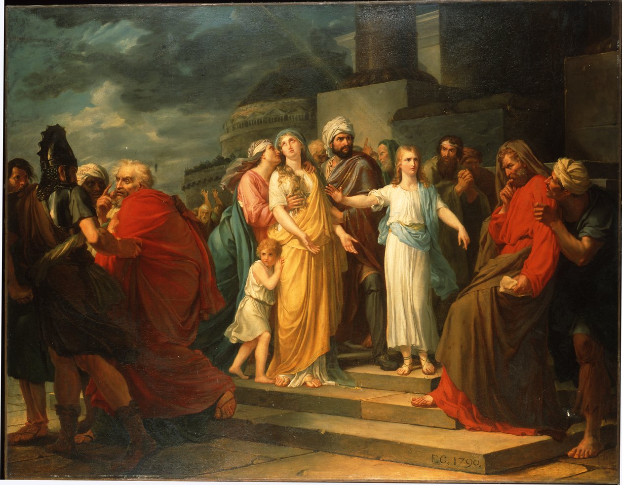 Daniel beviser Susannas uskyld af Francois Pascal Simon Gerard