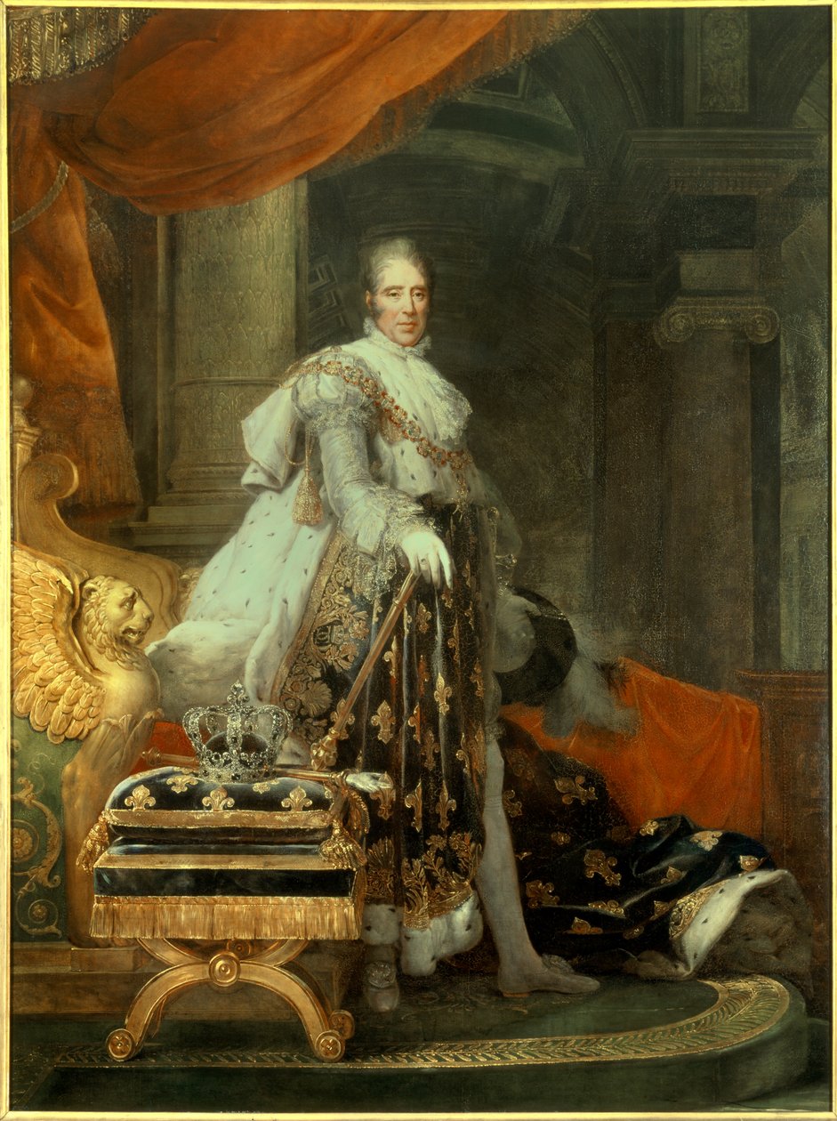 Portrait of Charles Xdani af Francois Pascal Simon Gerard