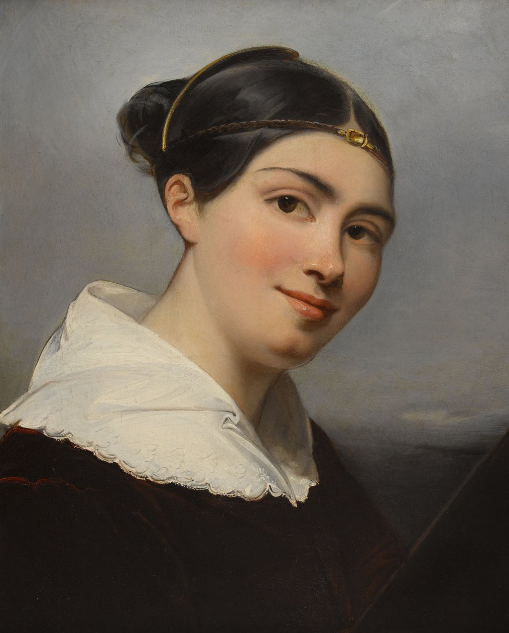 Portræt af Julie Duvidal de Montferrier 1797-1865, 1830. af Francois Pascal Simon Gerard