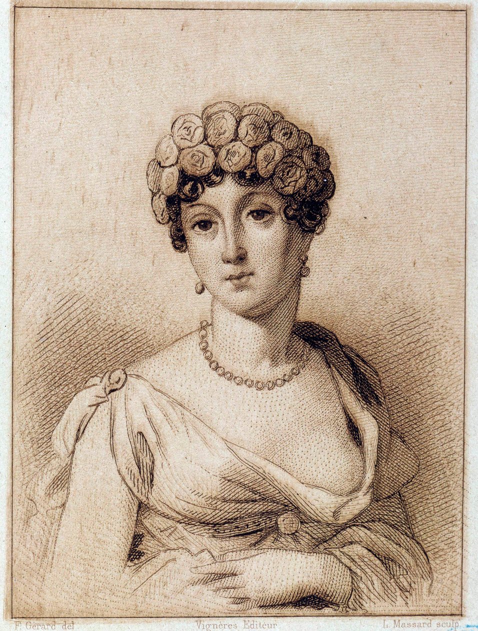 Portræt af Madame Tallien, de Cabarrus Vor Frue af Thermidor af Francois Pascal Simon Gerard